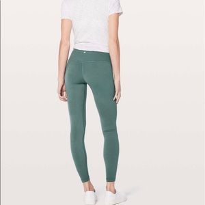 lululemon align full length pant - sz 4/6 - green